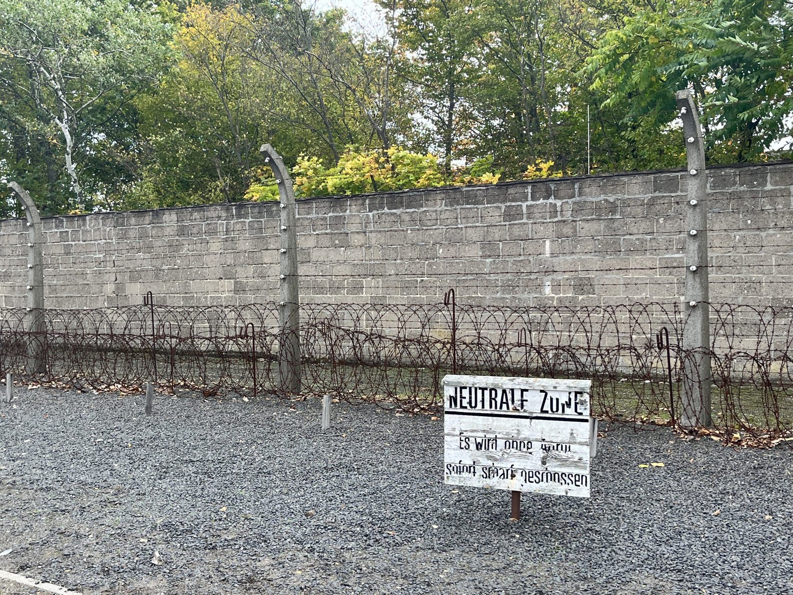 Campo de concentración nazi de Sachsenhausen, hoy convertido en memorial.