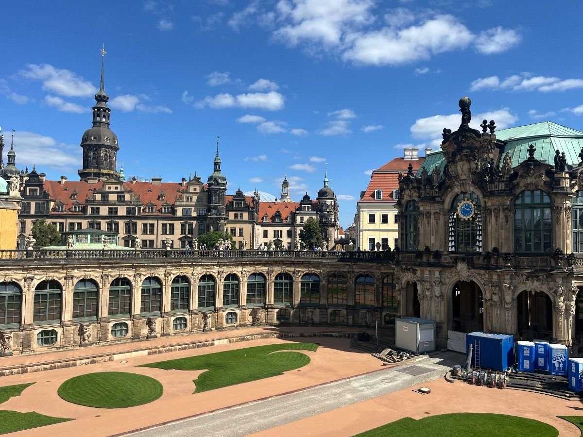 Patio central del Zwinger en Dresde