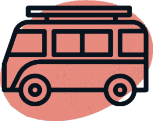 viajar en camper maleta y viaje