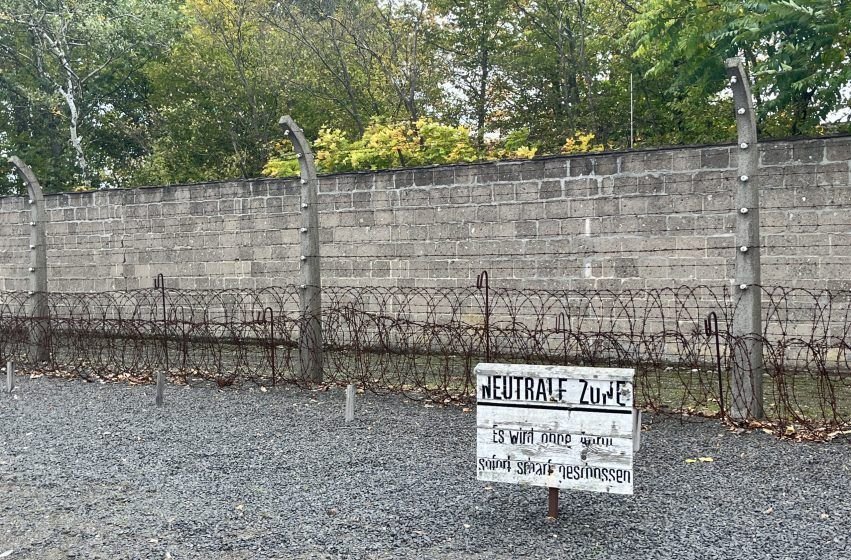 Campo de concentración nazi de Sachsenhausen, hoy convertido en memorial.